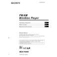 SONY MDXF5800 Manual de Usuario