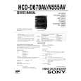 SONY HCDD670AV Manual de Servicio