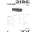 SONY CDX-5460RDS Manual de Servicio