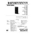 SONY M707V Manual de Servicio