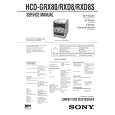 SONY HCDRXD8/S Manual de Servicio