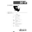 SONY DXF-50 Manual de Servicio
