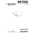 SONY WMFS566 Manual de Servicio