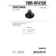 SONY TMRRF415R Manual de Servicio