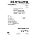 SONY MHCGRX9000 Manual de Servicio