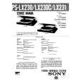 SONY PSLX230/C Manual de Servicio