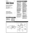 SONY XM1000 Manual de Usuario