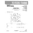 SONY TCFX320 Manual de Servicio