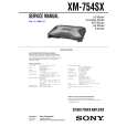 SONY XM754SX Manual de Servicio