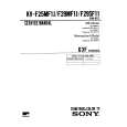 SONY KVF29SF1 Manual de Servicio