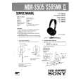 SONY MDRS505MKII Manual de Servicio