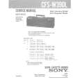 SONY CFSW390L Manual de Servicio
