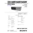 SONY CDX545RF Manual de Servicio