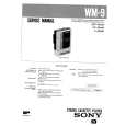 SONY WM9 Manual de Servicio
