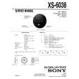 SONY XS-6038 Manual de Servicio