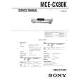 SONY MCECX80K Manual de Servicio