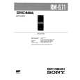 SONY RM671 Manual de Servicio