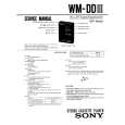 SONY WMDD3 Manual de Servicio