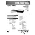 SONY CDXR66 Manual de Servicio