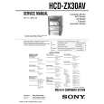 SONY HCDZX30AV Manual de Servicio