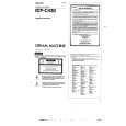 SONY ICF-C430 Manual de Usuario
