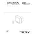 SONY KVJ14M1J Manual de Servicio