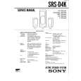 SONY SRSD4K Manual de Servicio