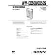 SONY WMEX500 Manual de Servicio