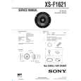 SONY XS-F1621 Manual de Usuario