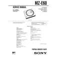 SONY MZE60 Manual de Servicio
