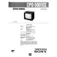 SONY CPD5001 Manual de Servicio