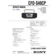 SONY CFDS40CP Manual de Servicio