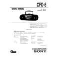 SONY CFD-8 Manual de Usuario