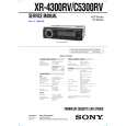 SONY XR4300RV Manual de Servicio