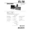 SONY XTL75V Manual de Servicio