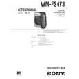 SONY WMFS473 Manual de Usuario