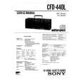SONY CFD440L Manual de Servicio