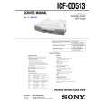 SONY ICFCD513 Manual de Servicio