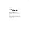 SONY TCM-818 Manual de Usuario