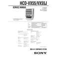 SONY HCDVX55/J Manual de Servicio