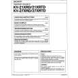 SONY KV27XRTD Manual de Usuario