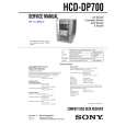 SONY HCDDP700 Manual de Servicio