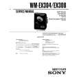 SONY WMEX308 Manual de Servicio