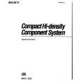 SONY MHC-1200 Manual de Usuario