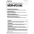 SONY MDR-IF210 Manual de Usuario