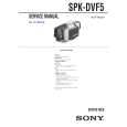 SONY SPKDVF5 Manual de Servicio