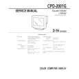 SONY CPD2001G Manual de Servicio
