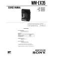 SONY WM-EX35 Manual de Servicio