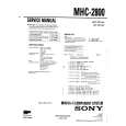 SONY MHC2800 Manual de Servicio