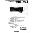 SONY ST5000W Manual de Servicio